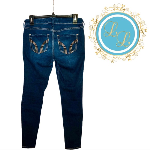 Hollister Skinny Low Rise Jegging Dark Wash - Picture 3 of 3